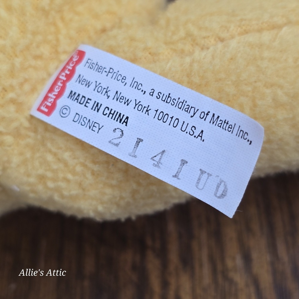 Winnie The Pooh Tigger Rattle 11" Plush Stuffed Animal Doll Bear Tiger Baby Toy - Picture 6 of 6